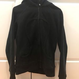 Size 12 Black Lululemon Scuba Sweatshirt.